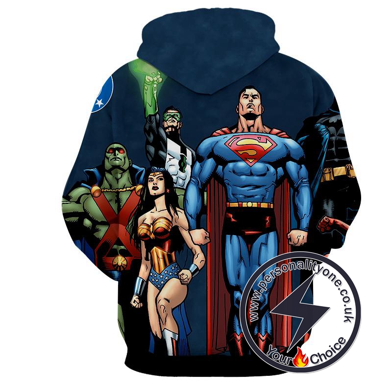 Justice League - Justice League 3D - Justice League Hoodies